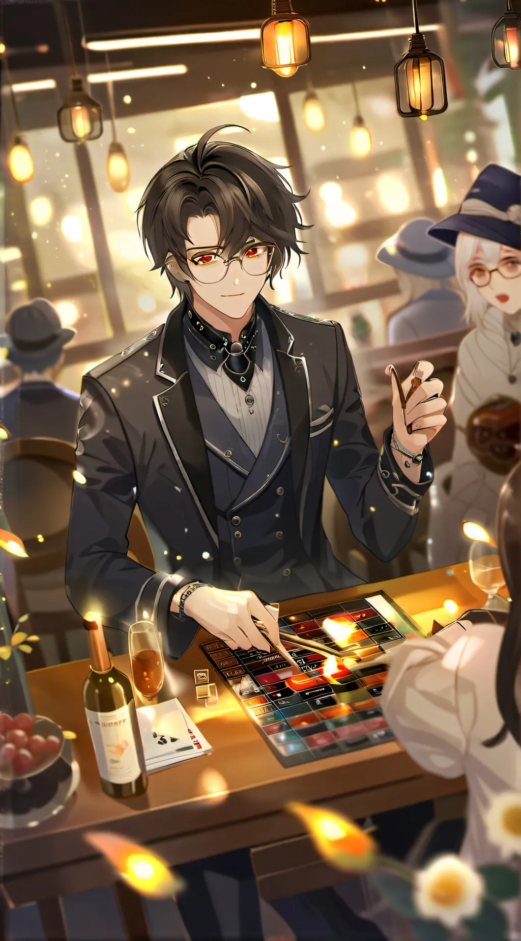 ai character: Leo background