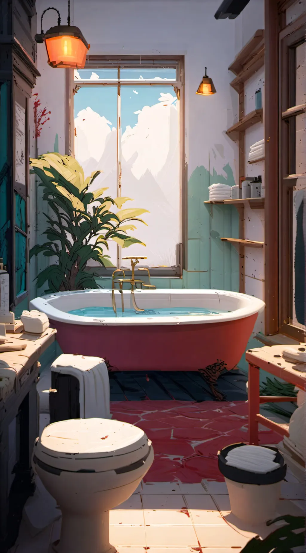 ai character: Angela background