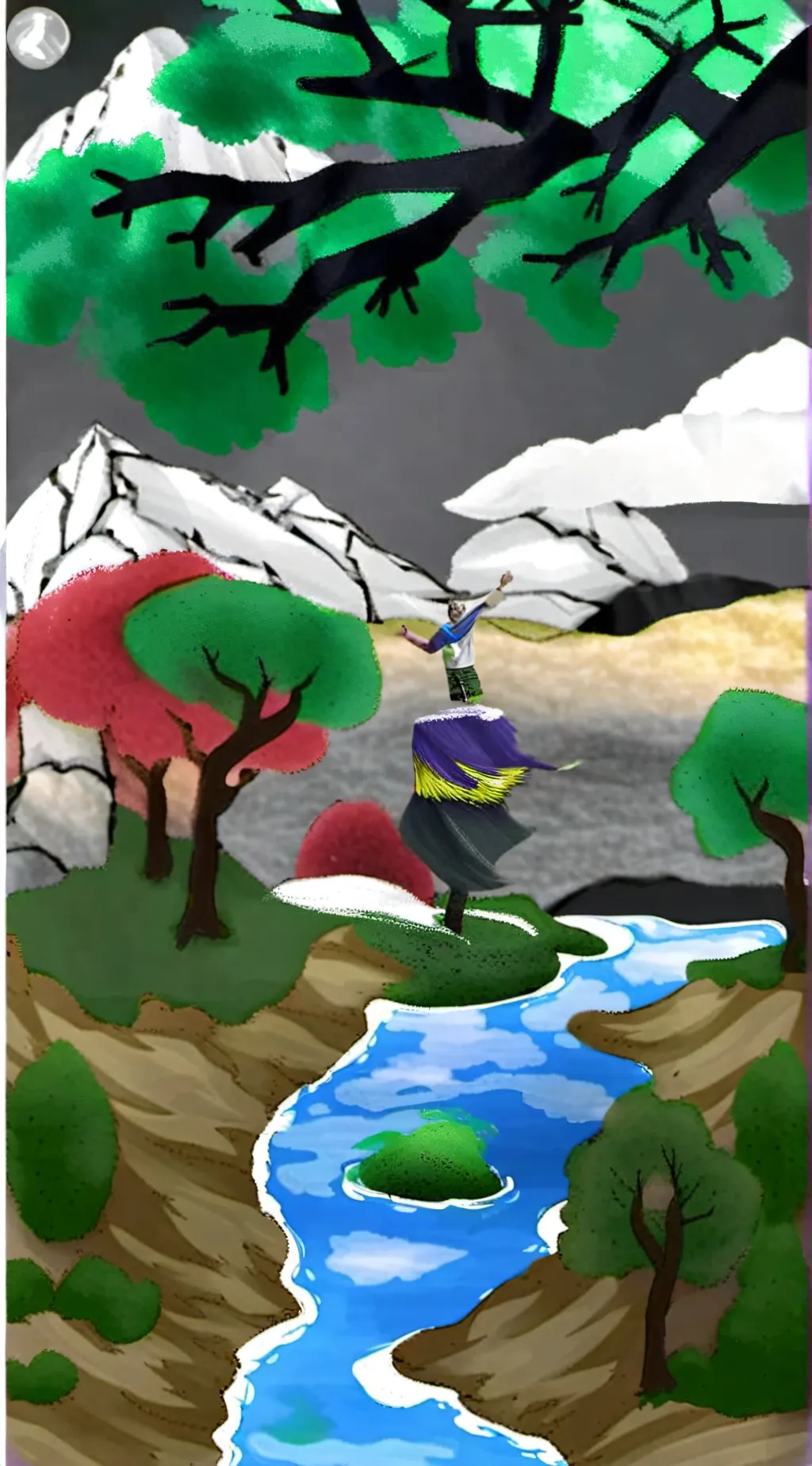 ai character: banban background