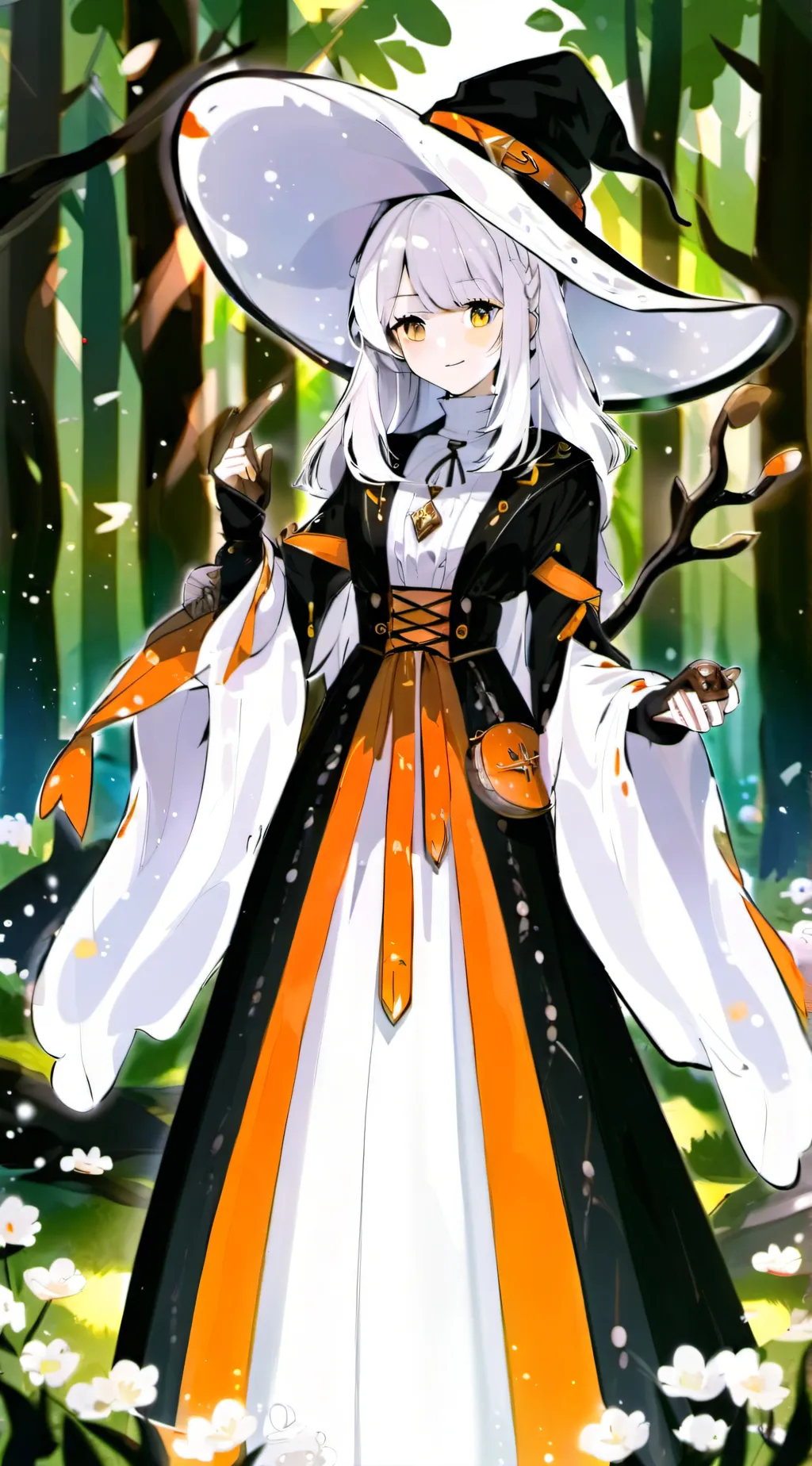 ai character: meow girl background