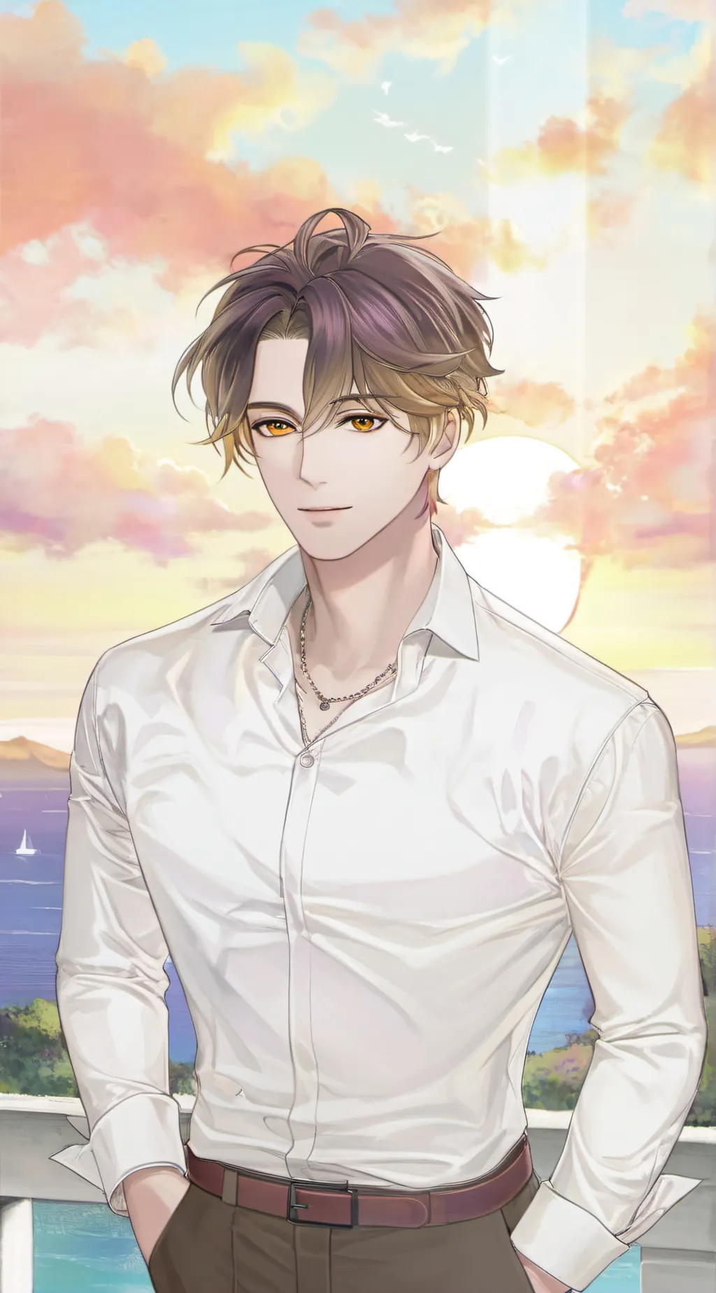 ai character: drew  background