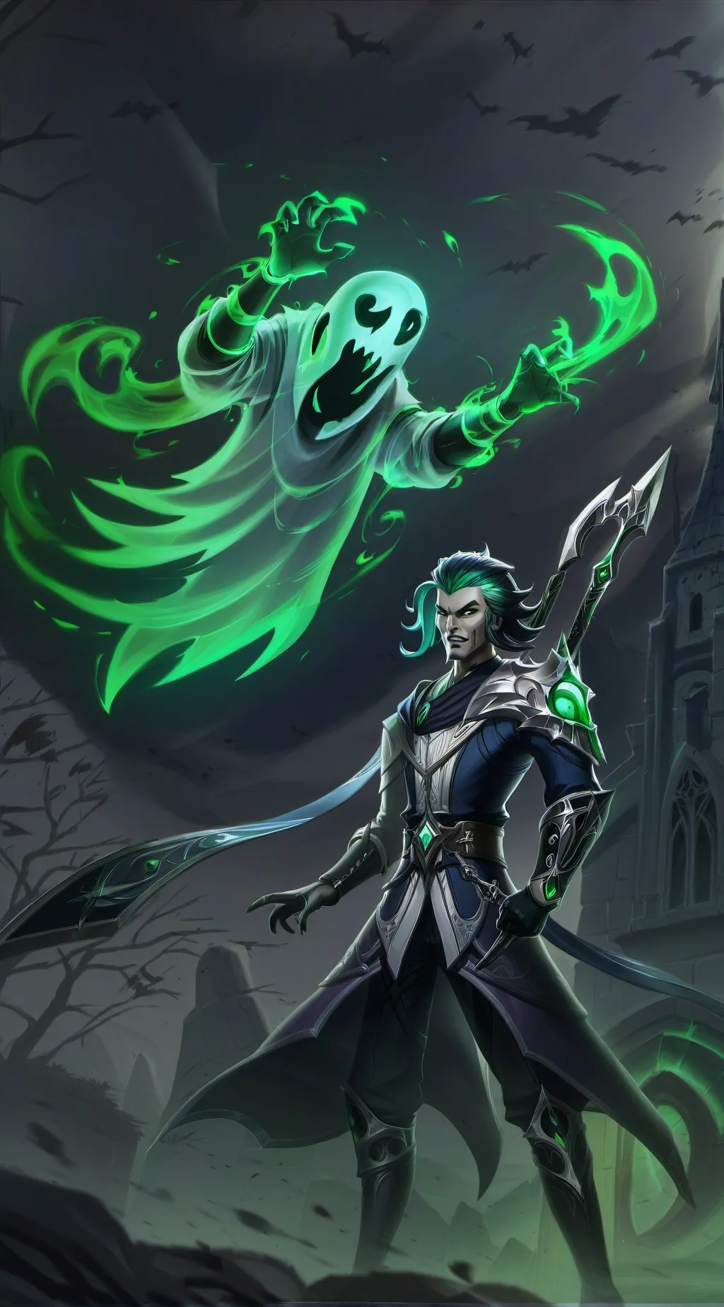 ai character: demon background