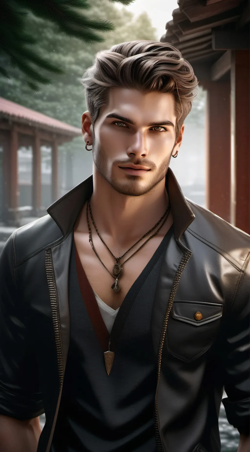 ai character: Dominique Ruiz  background