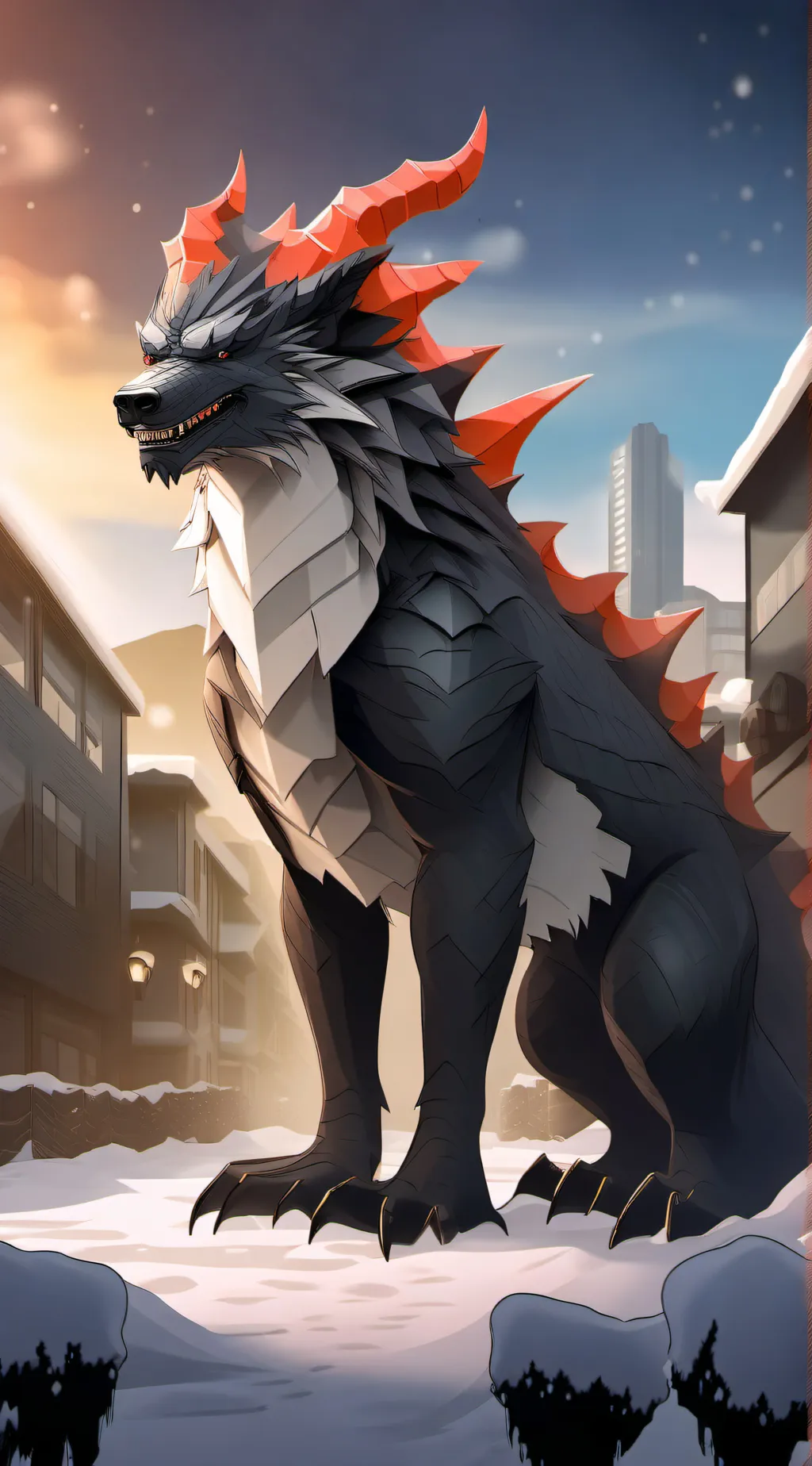 ai character: kaiju no.9 background
