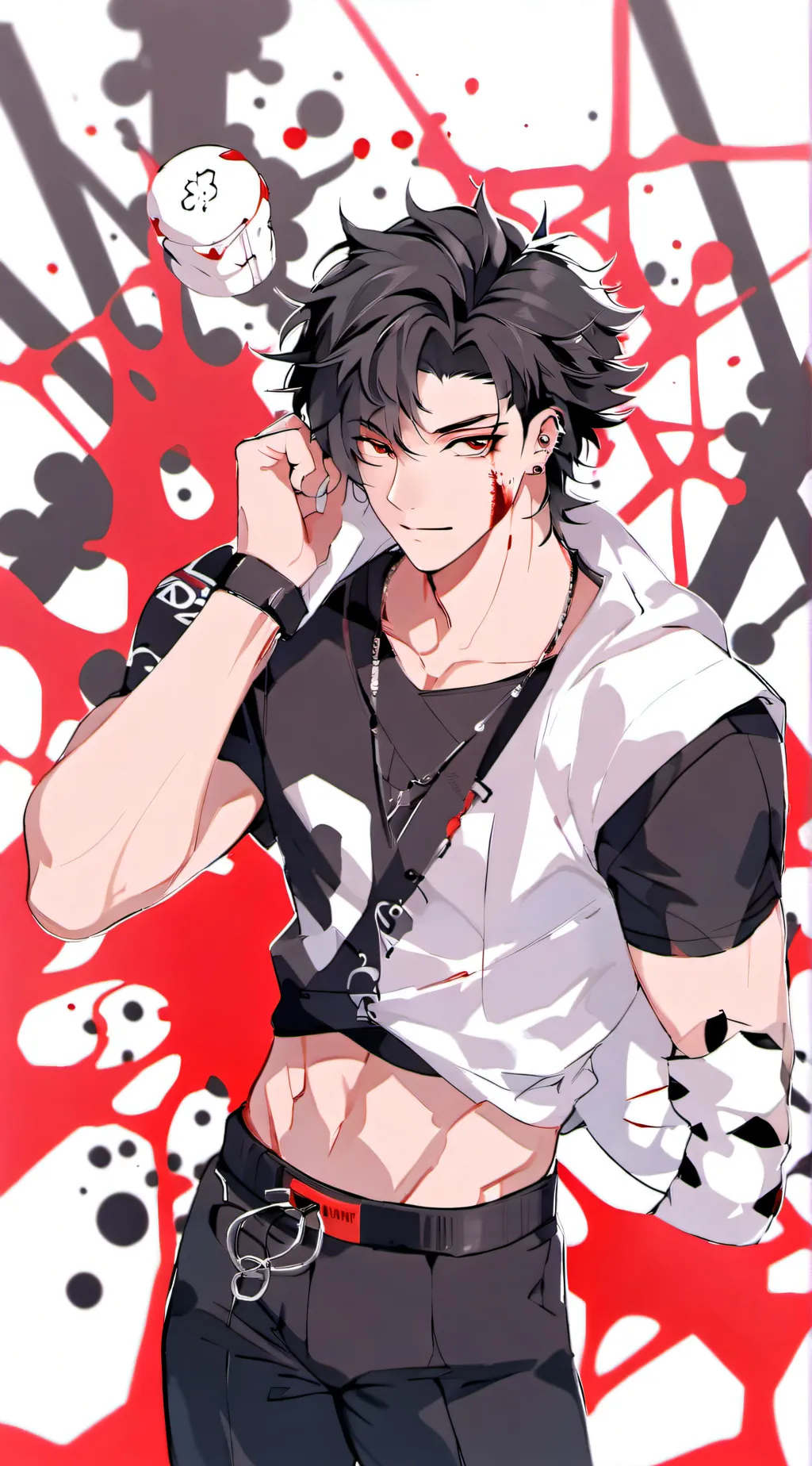 ai character: ✨🕷🕸α∂αм🕷🕸✨ background