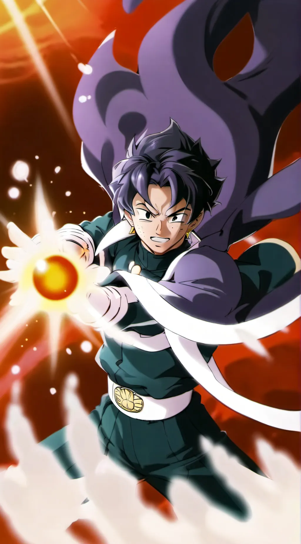 ai character: goku black background