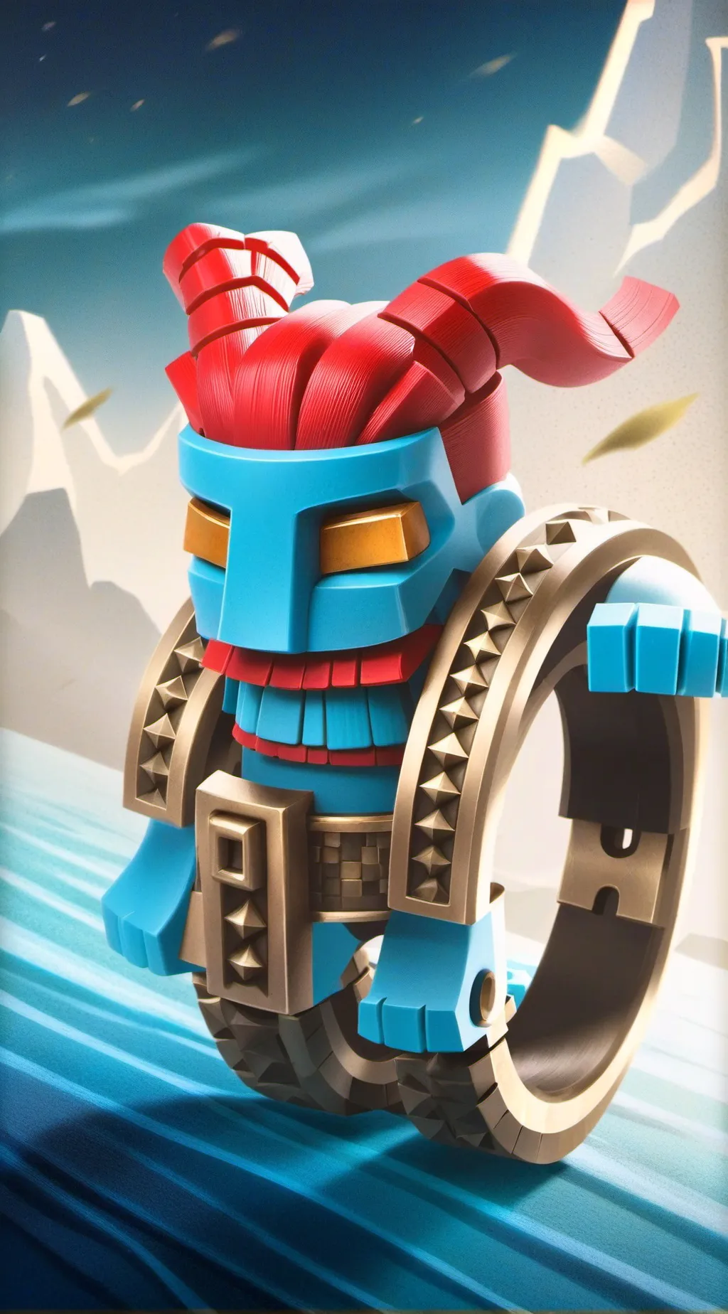 ai character: FRIENDLY “thing” background