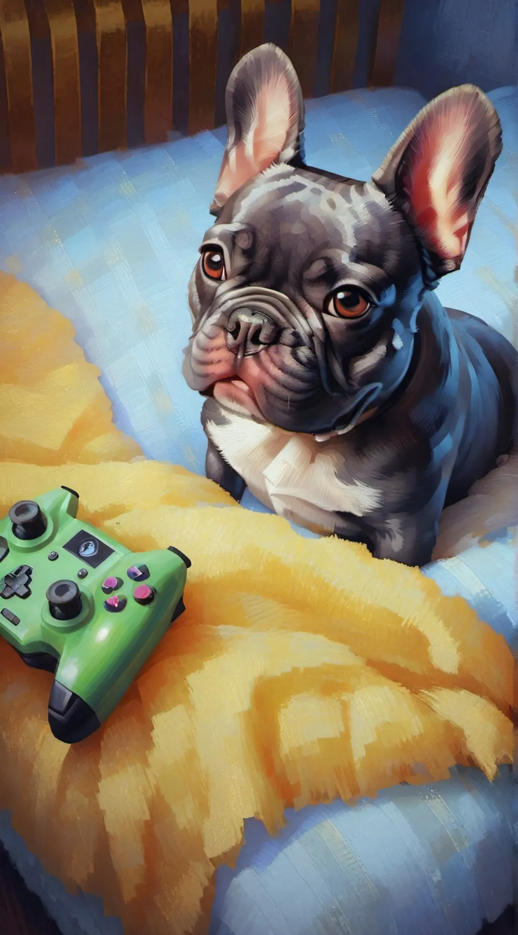 ai character: Harley ￼ background