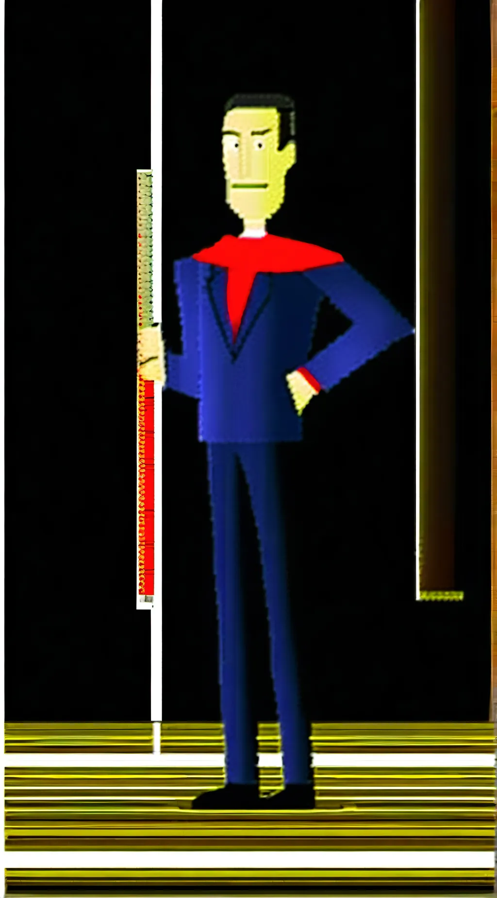 ai character: baldi background