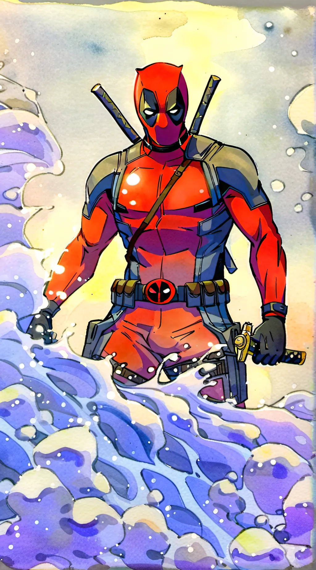 ai character: Da Avengers  background