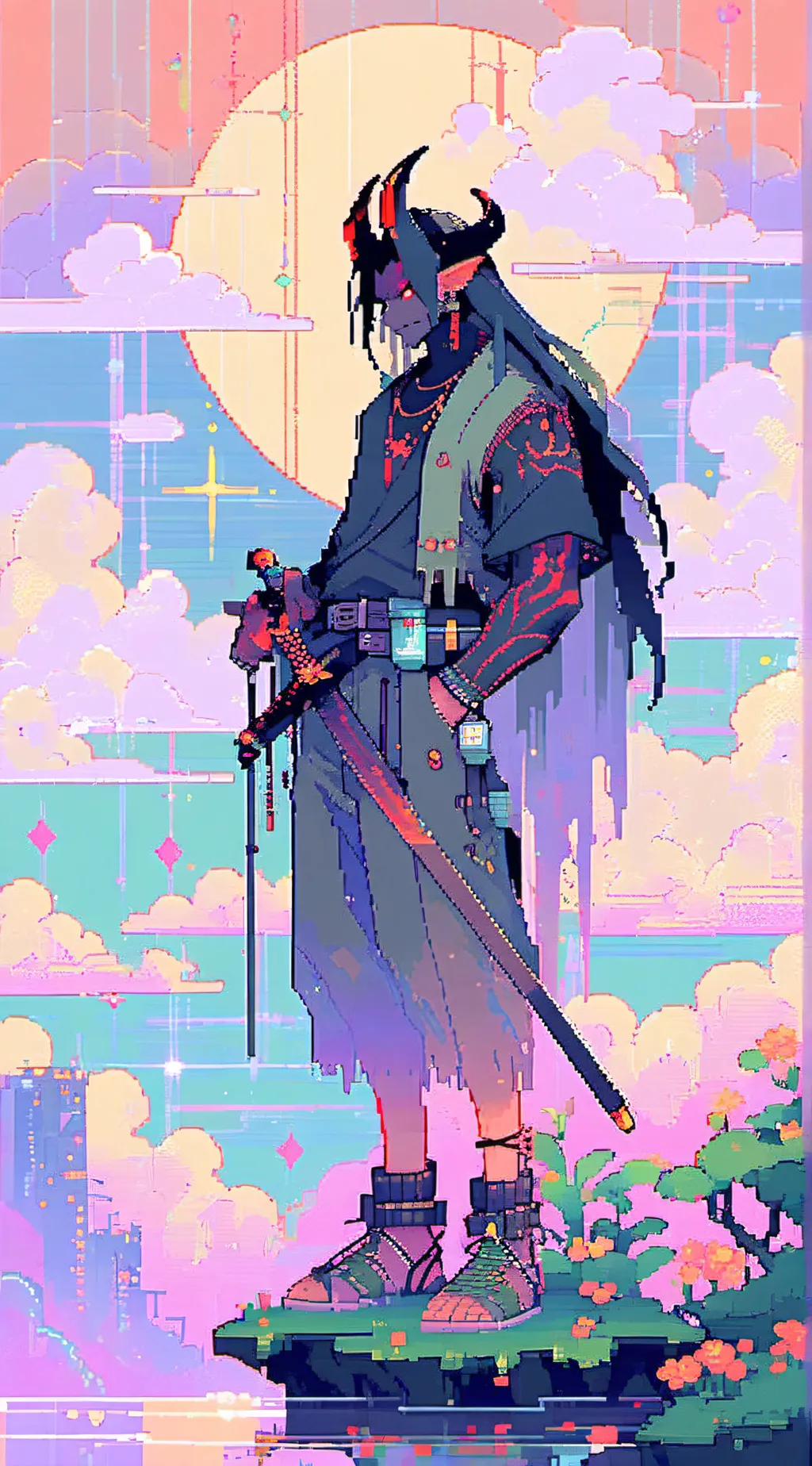 ai character: King of death  background