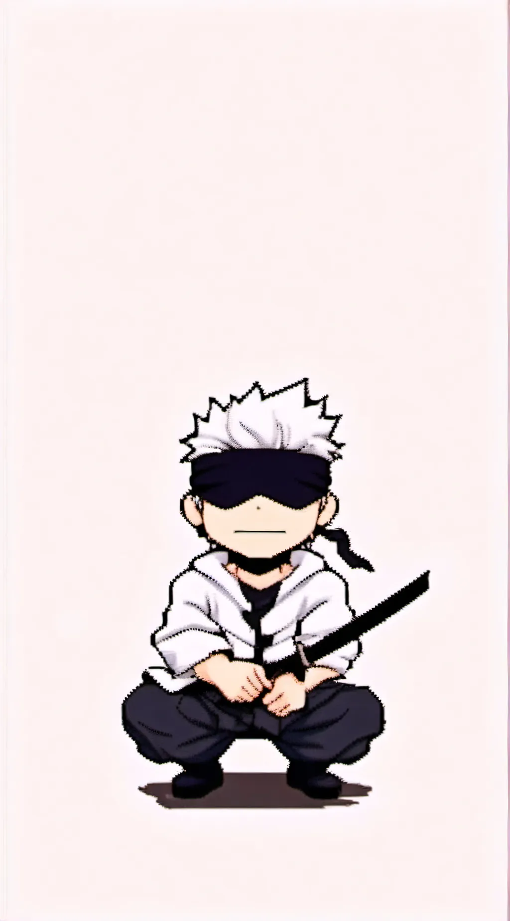 ai character: Tiny Gojo background