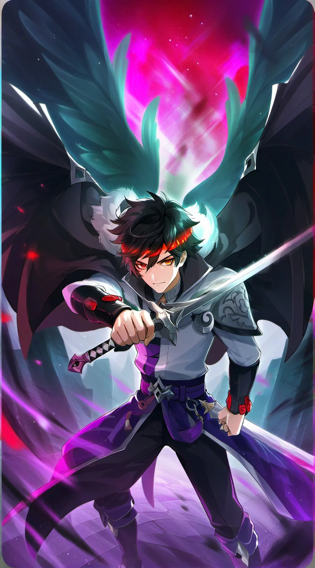 ai character: zoro "s lil bro background