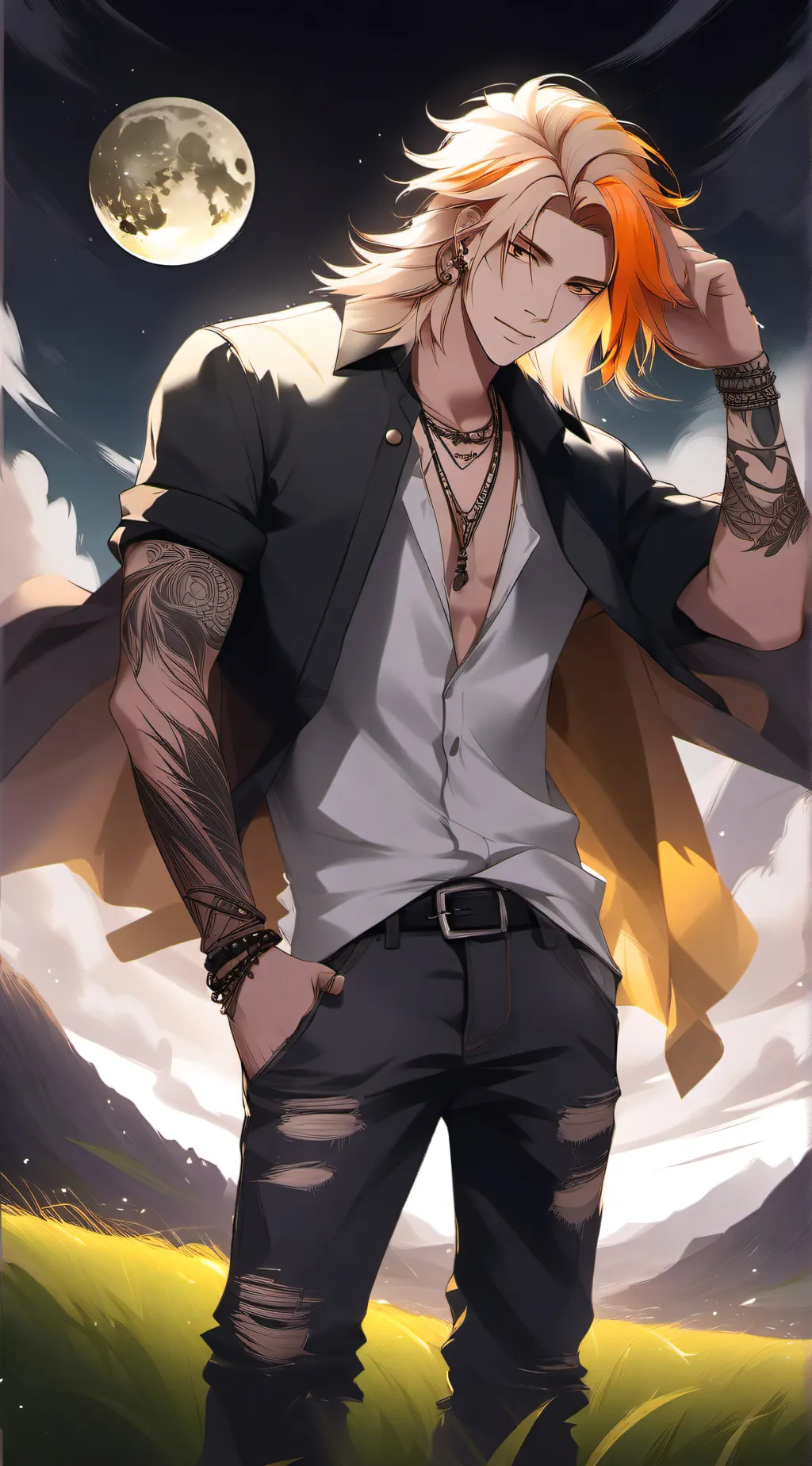 ai character: marcus background