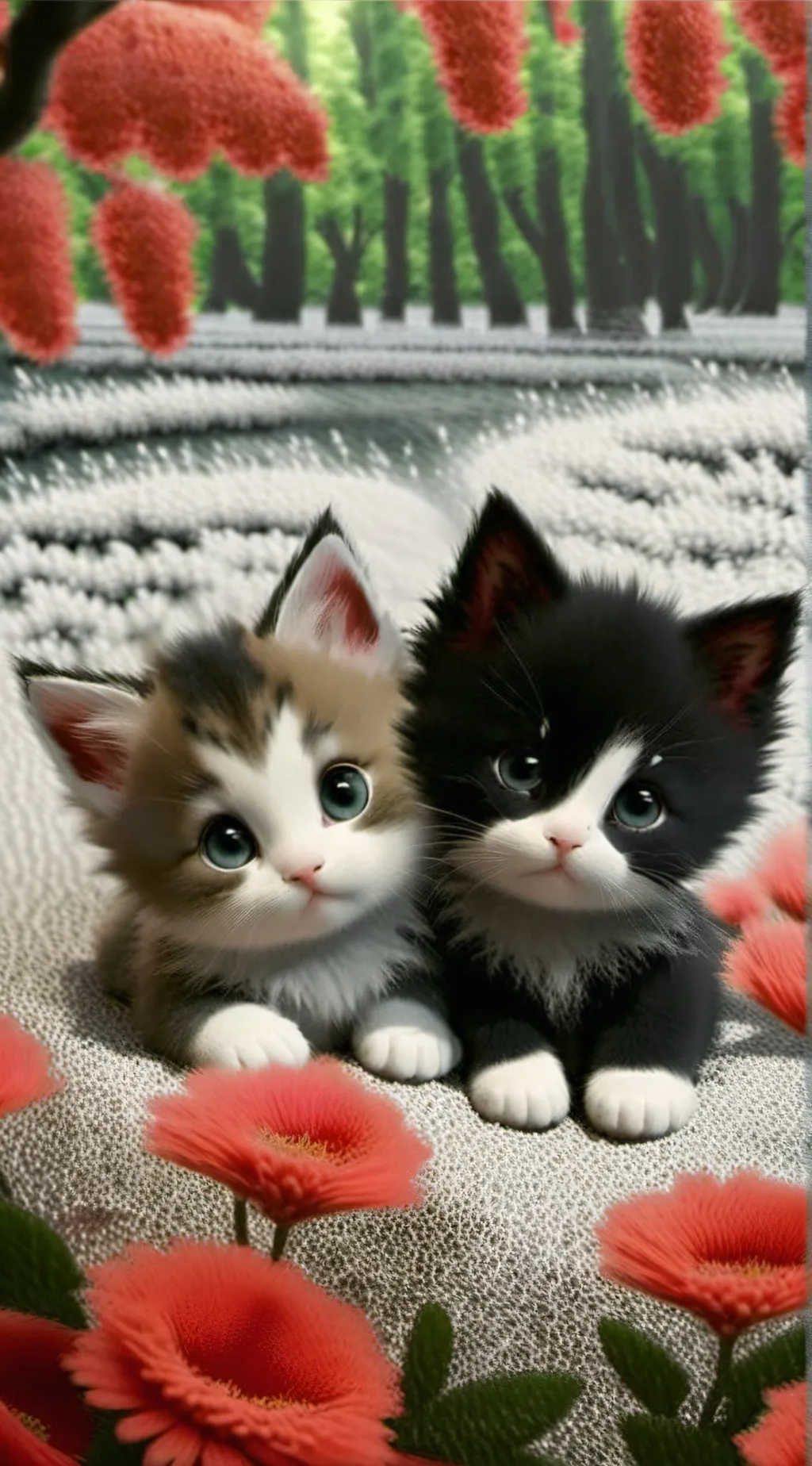 ai character: Milly and Kayla  background