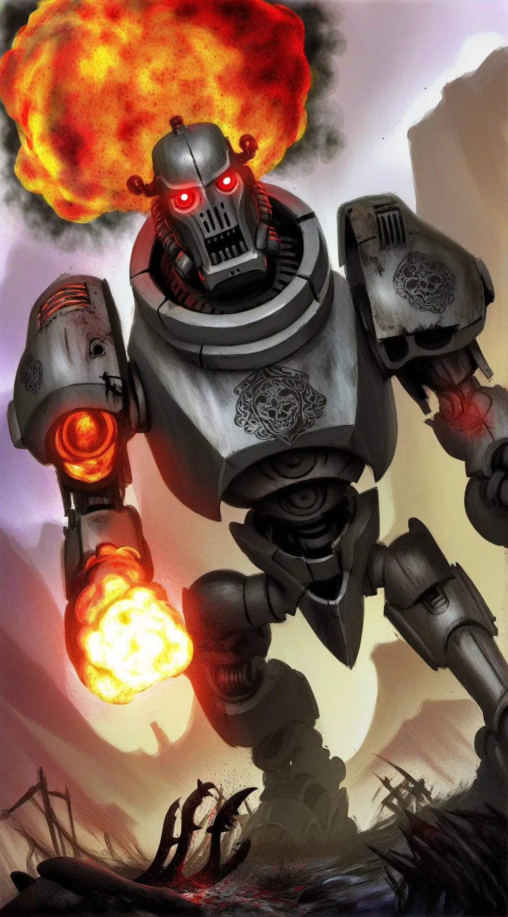 ai character: terminator background