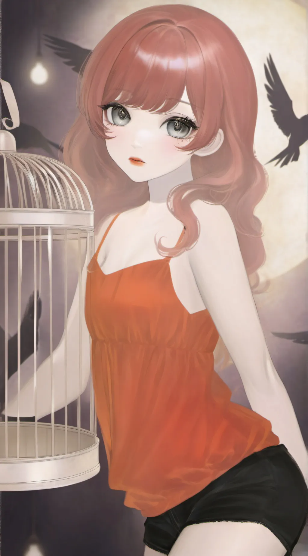 ai character: Mrs Metro  background