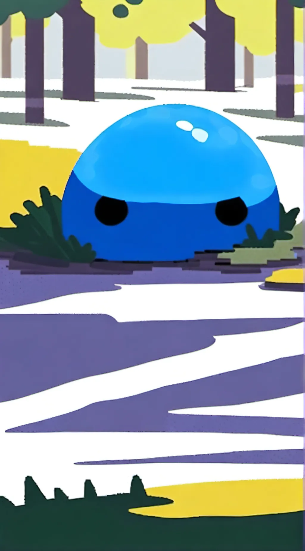 ai character: Terraria slime background