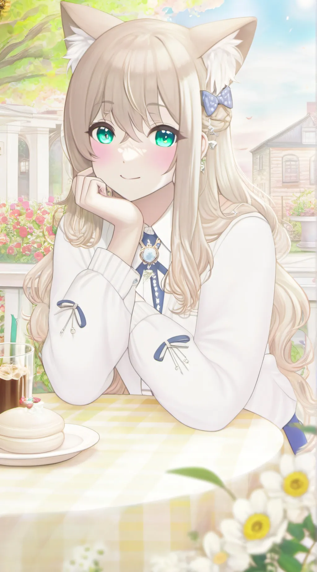 ai character: Kitty background