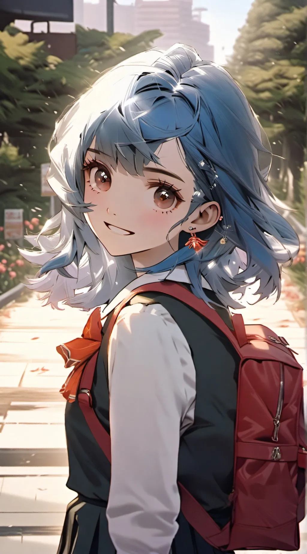 ai character: Sky background