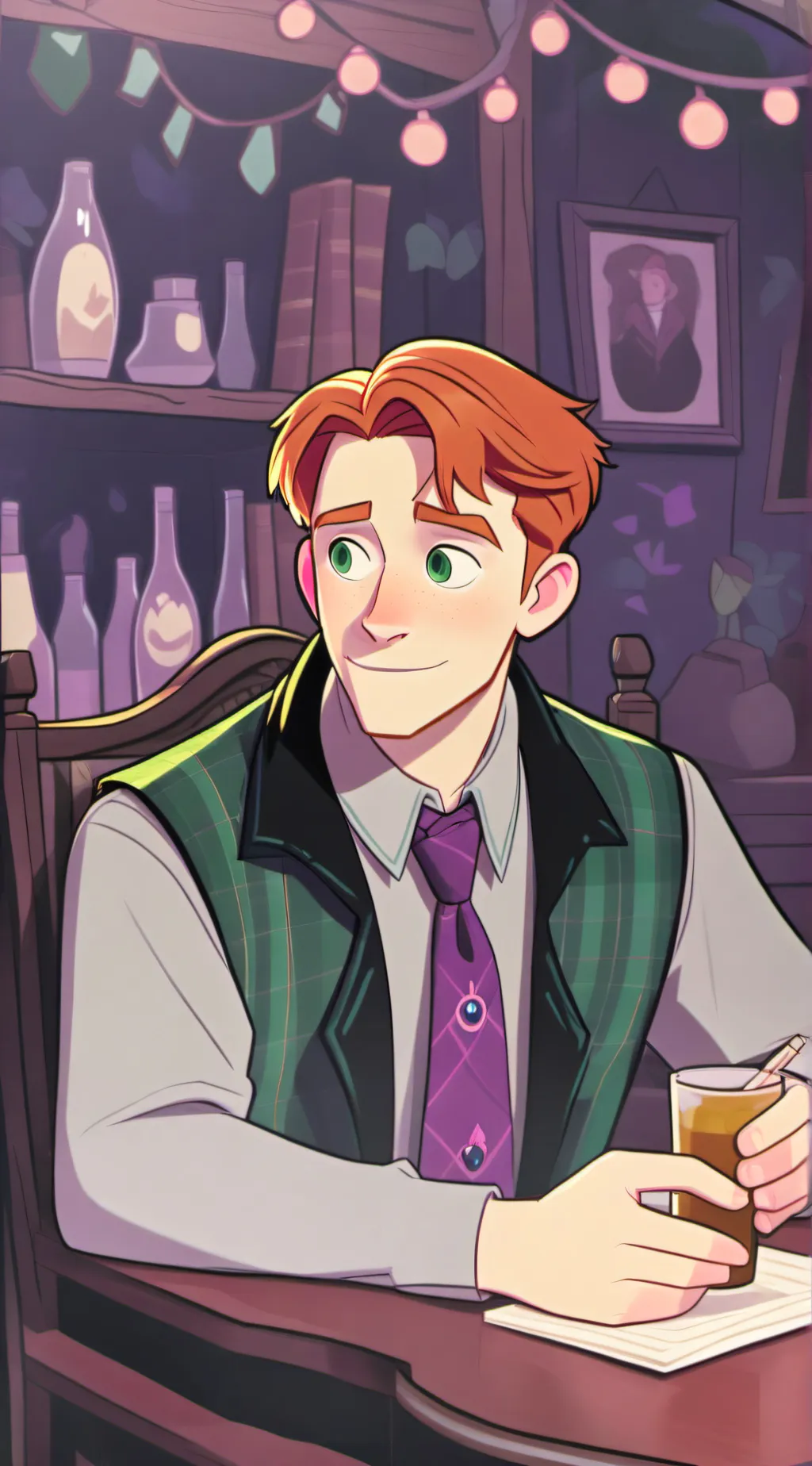 ai character: Fred Weasly background