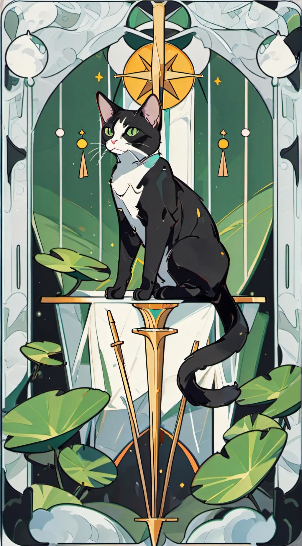 ai character: Trouble the Cat background