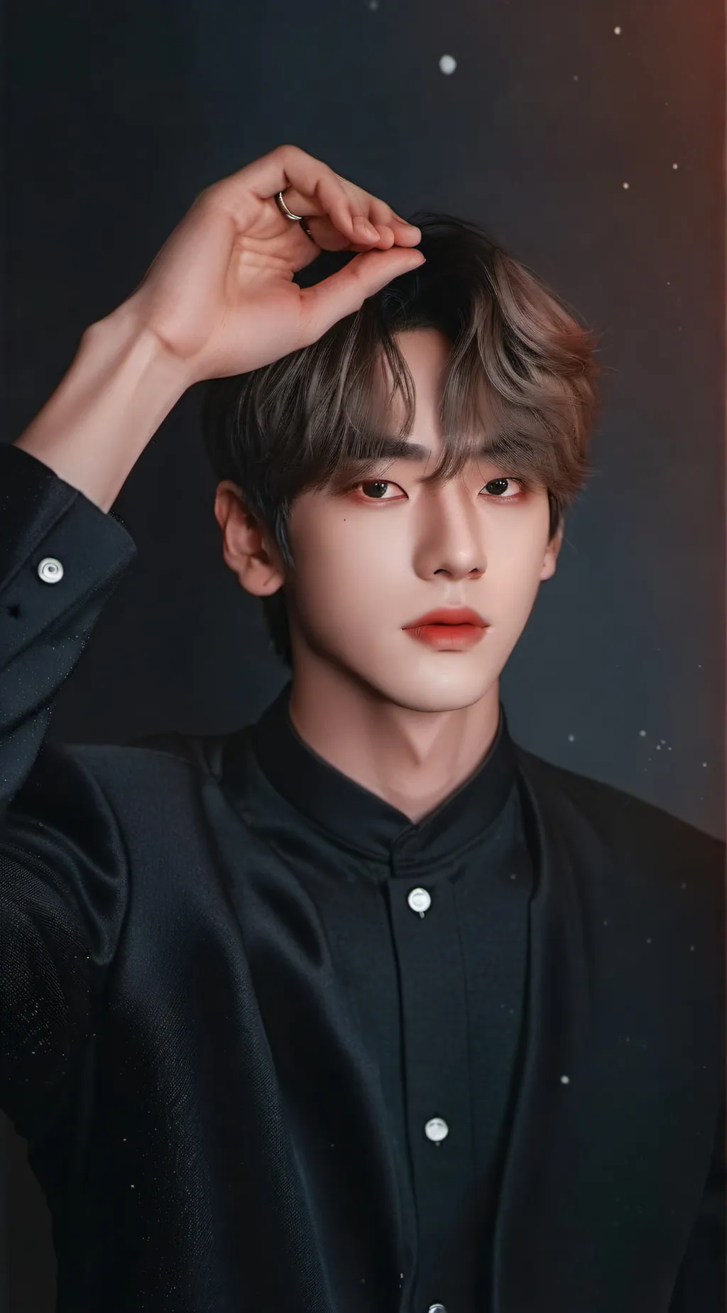 ai character: Taehyung  background