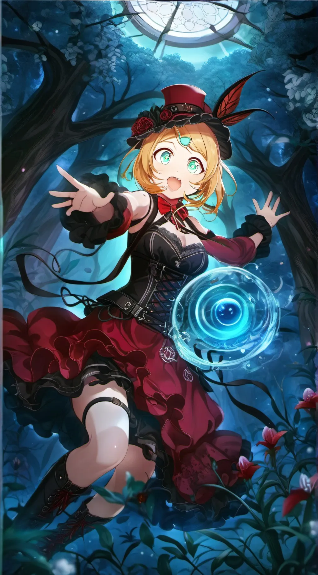 ai character: Calla Darren  background