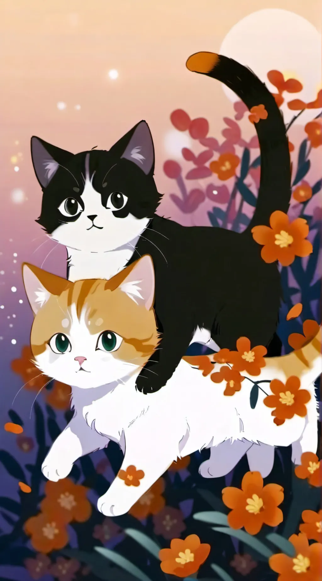 ai character: orange  background