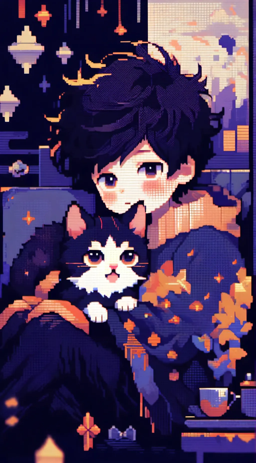 ai character: catboy background