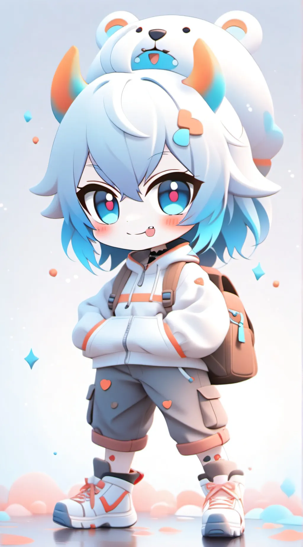 ai character: 🩵Zylie🩵 background