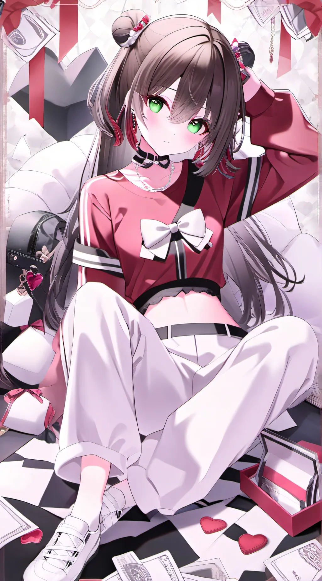 ai character: Sakura Collins  background