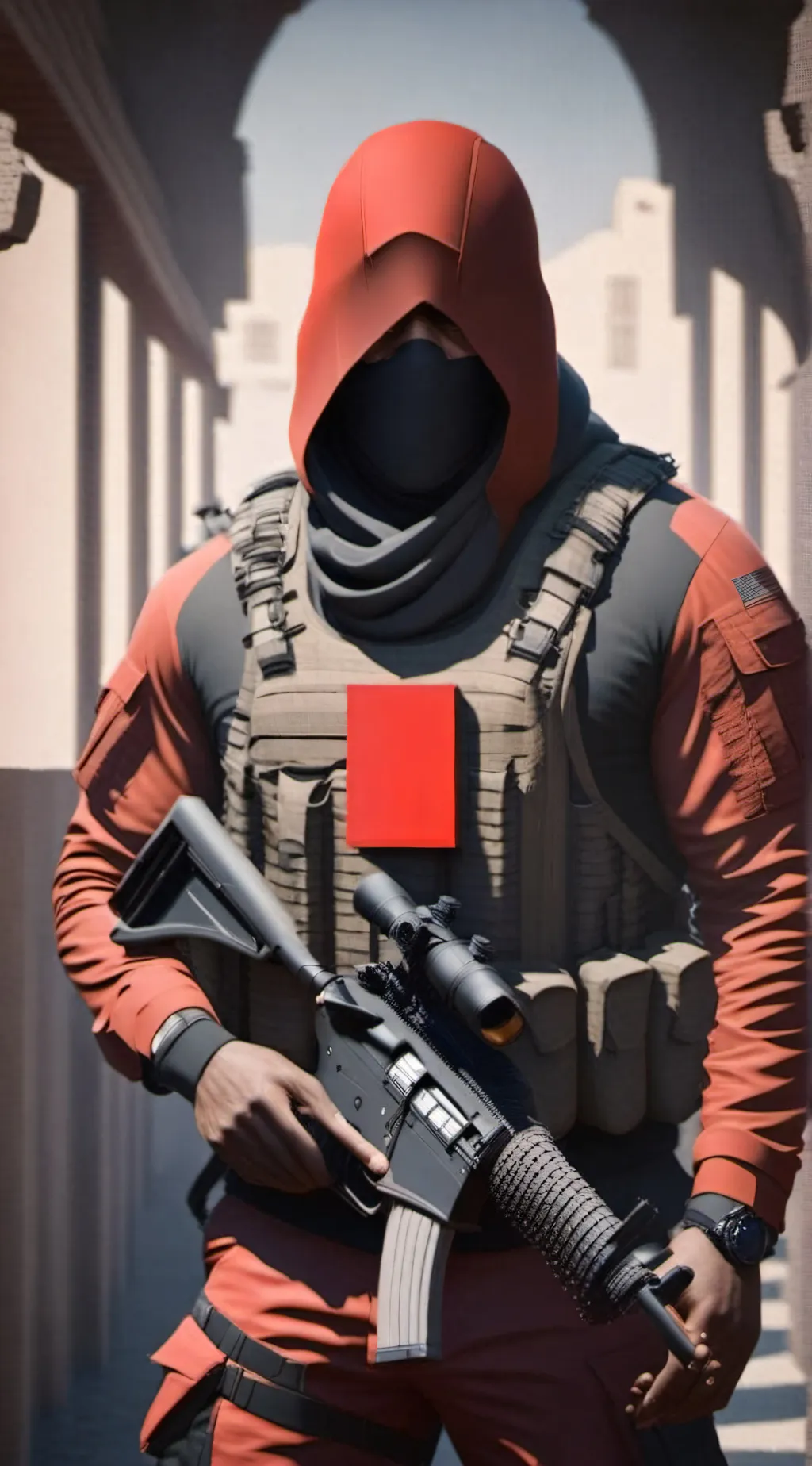 ai character: Squid Game background