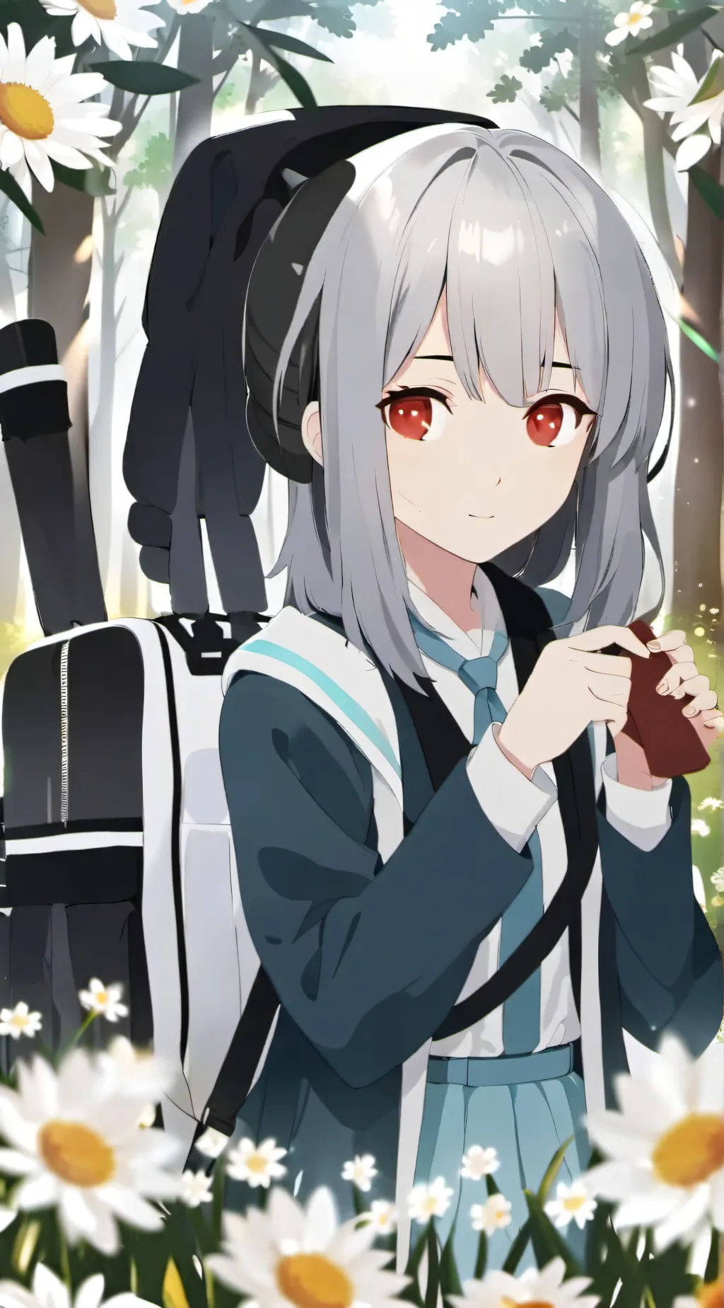 ai character: HELLO background