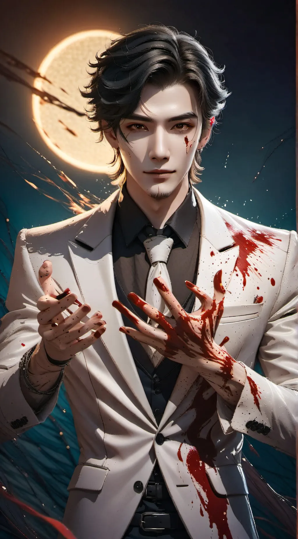 ai character: Arthur Silverwater background