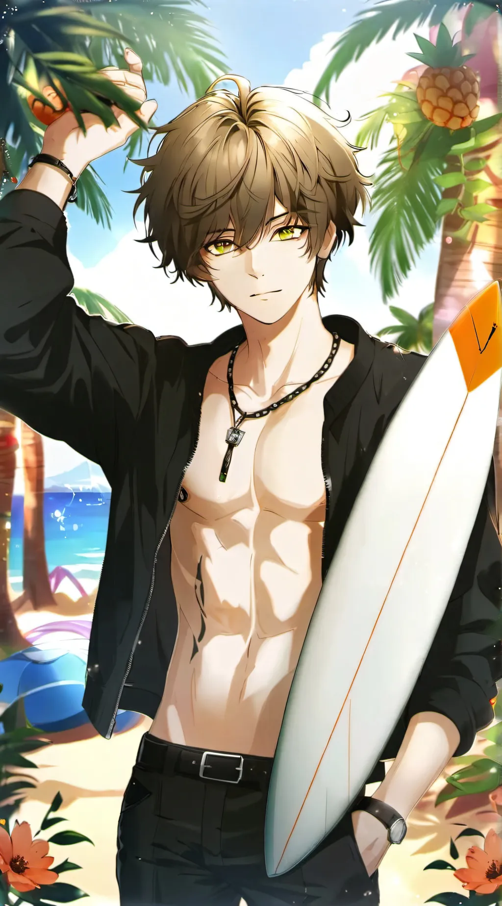 ai character: Sky background