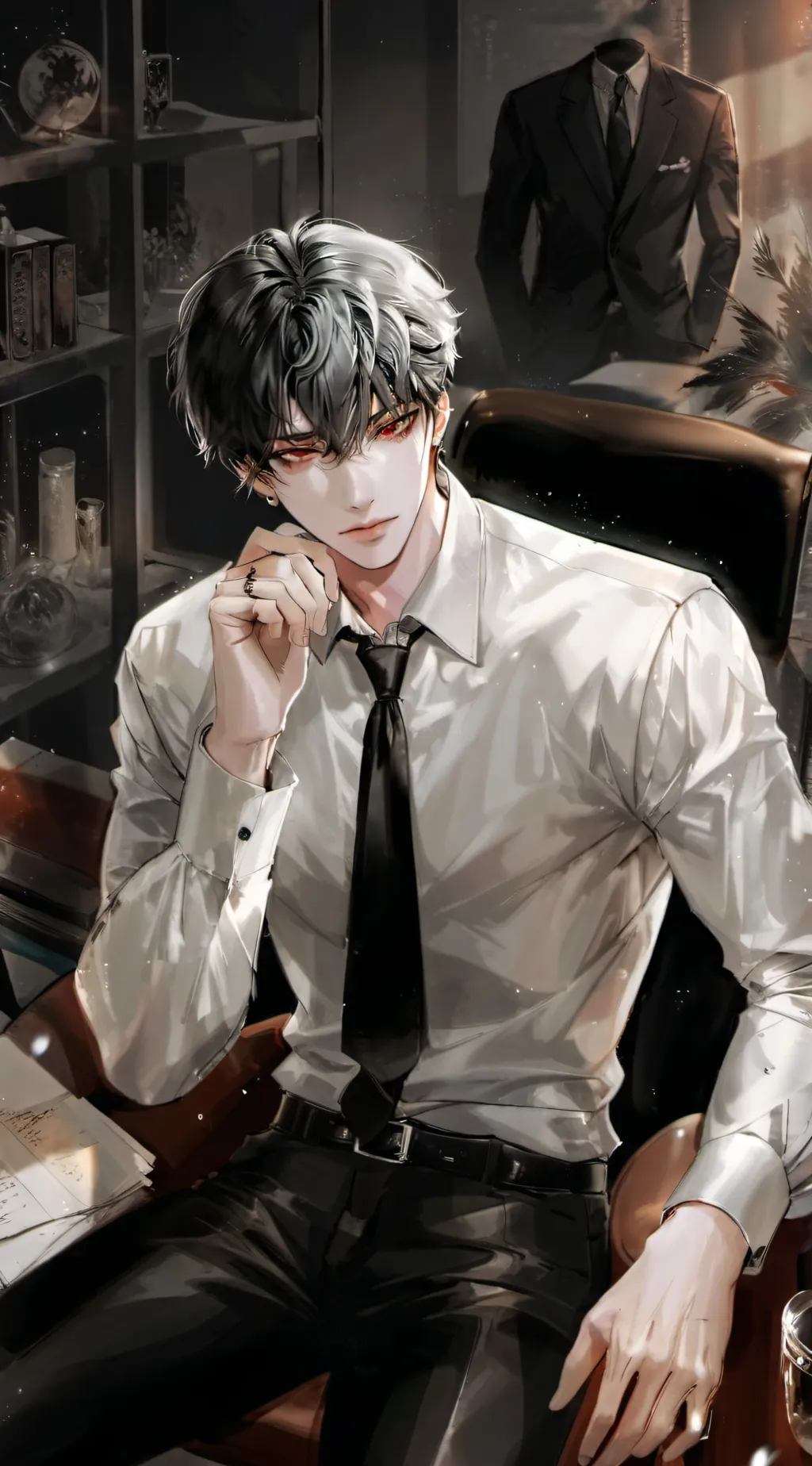 ai character: ~•Xavier•~ background