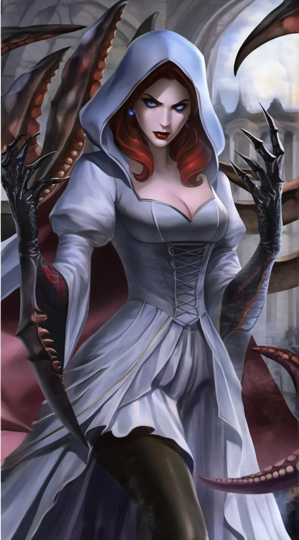 ai character: Monster Wife background