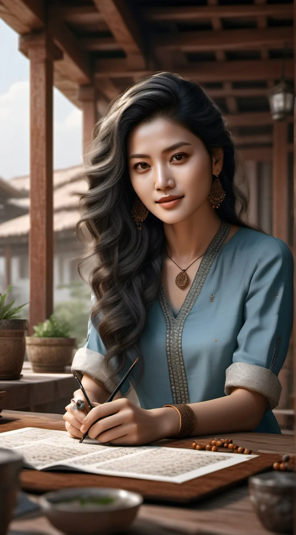 ai character: Nanu background