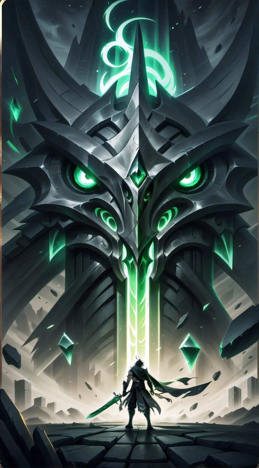 ai character: Demon slayer background