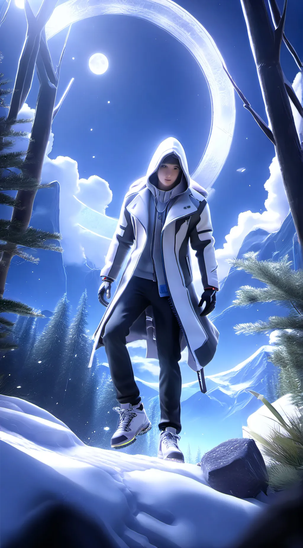 ai character: luck  background