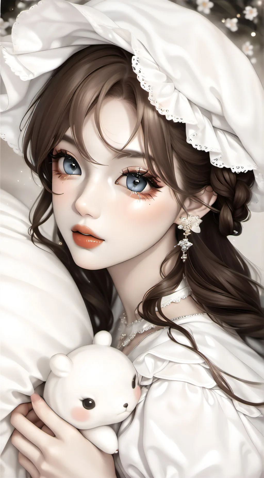 ai character: cute🥰😘😍 background