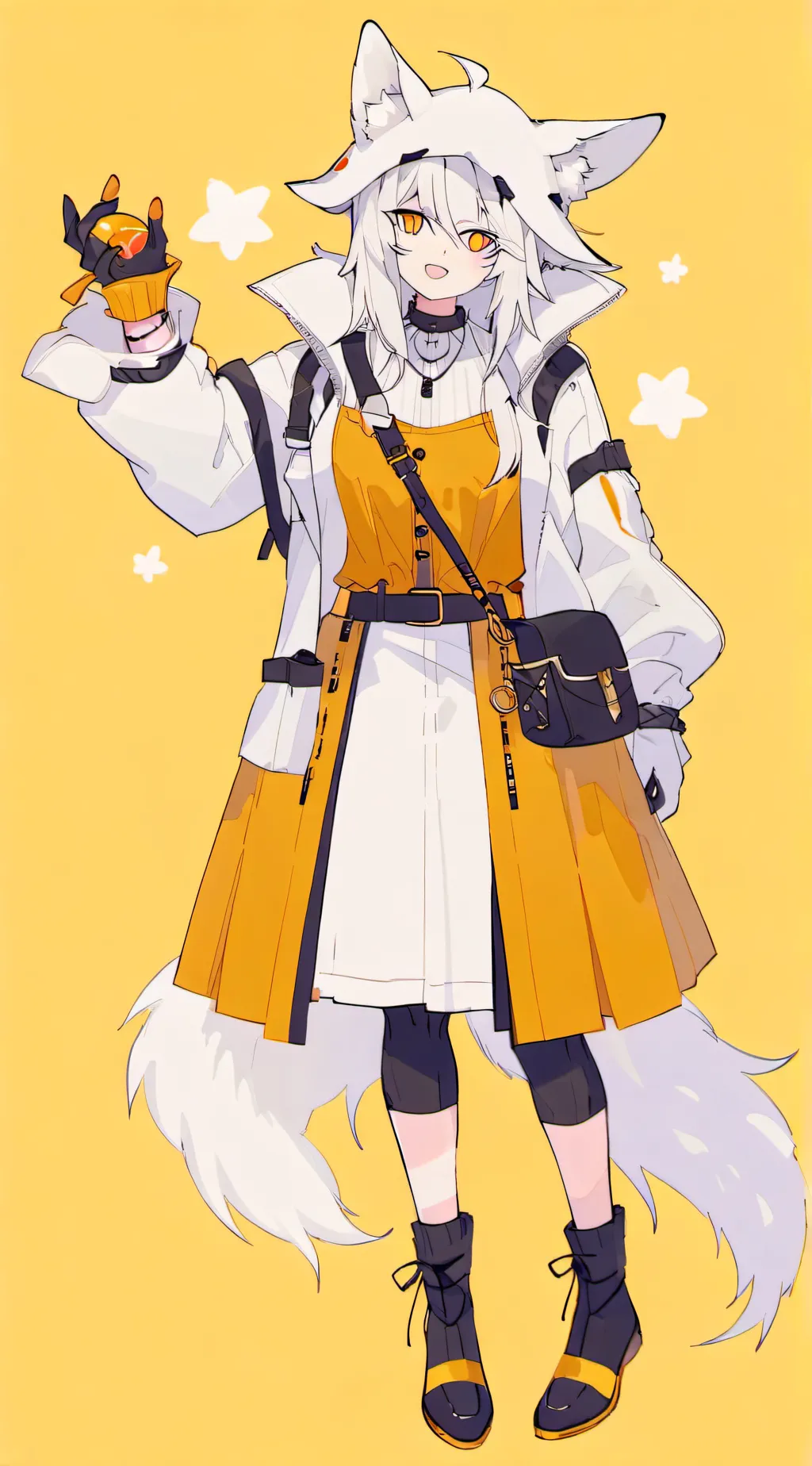 ai character: furry background