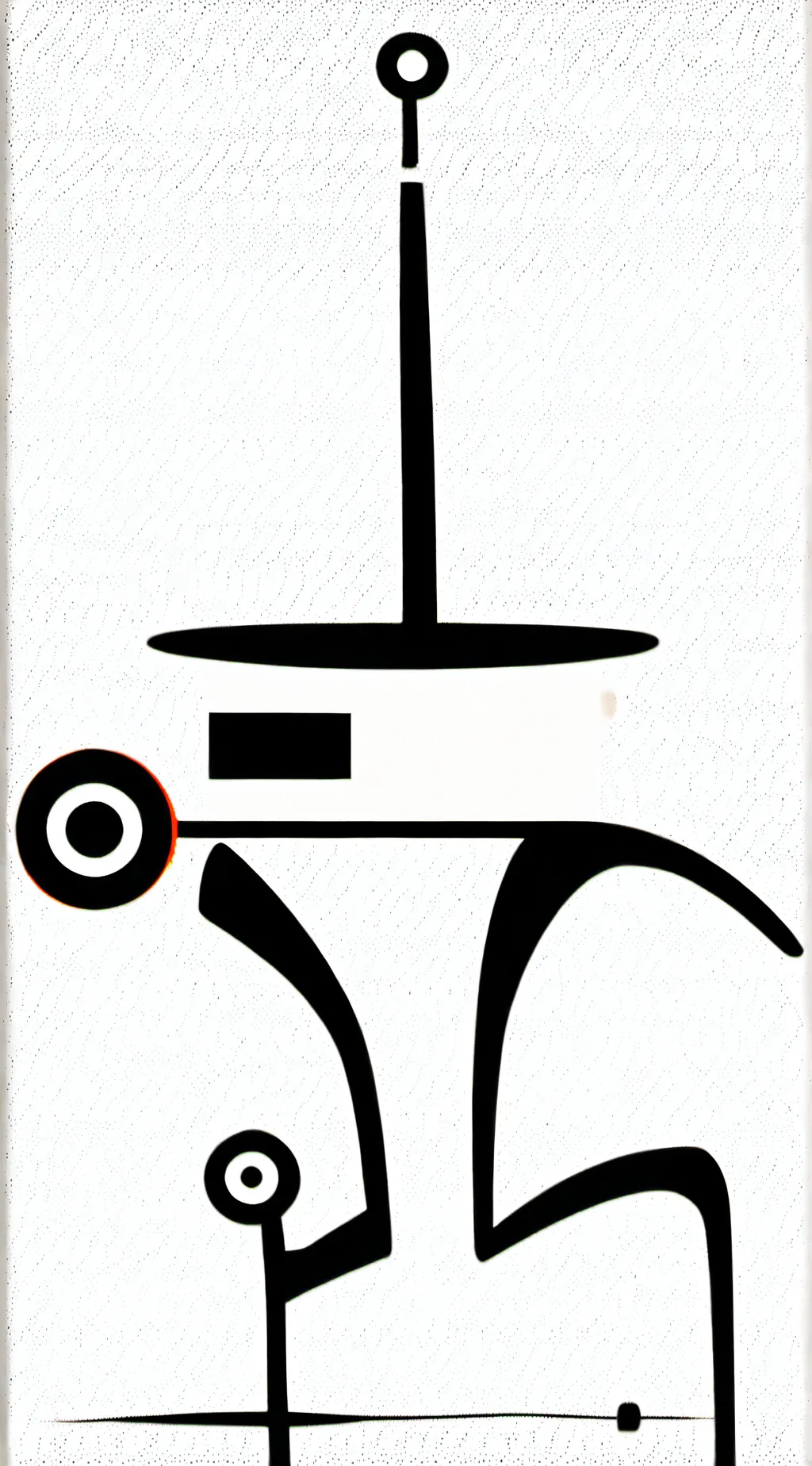 ai character: stick man background