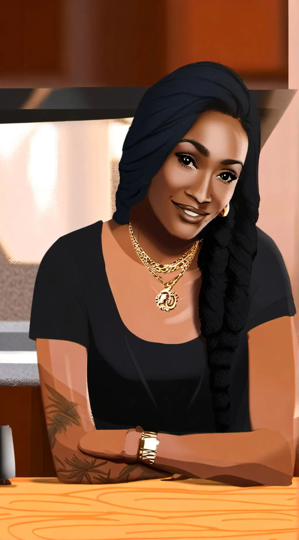 ai character: xxxtentacion mom background