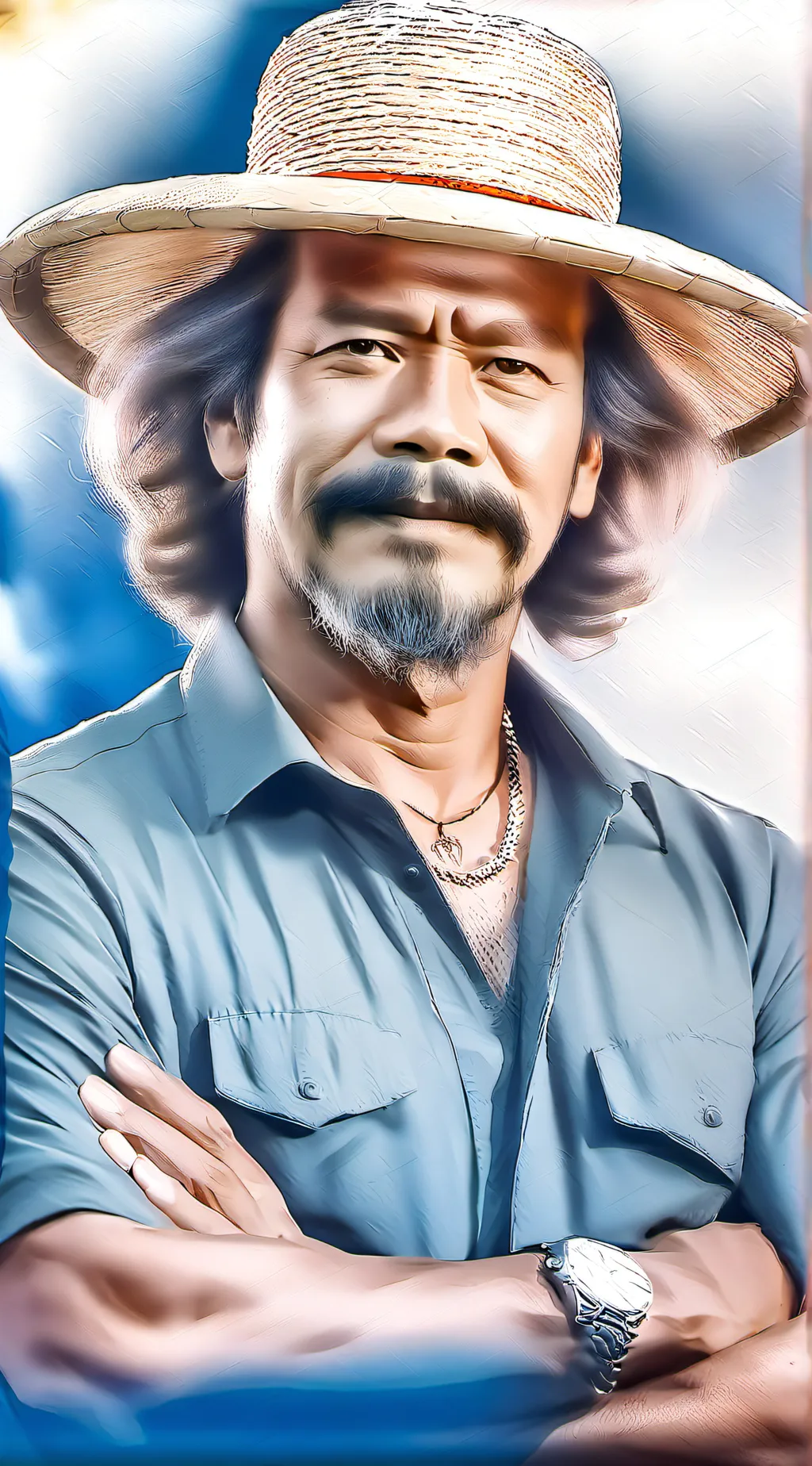 ai character: Rooster.  Ben background