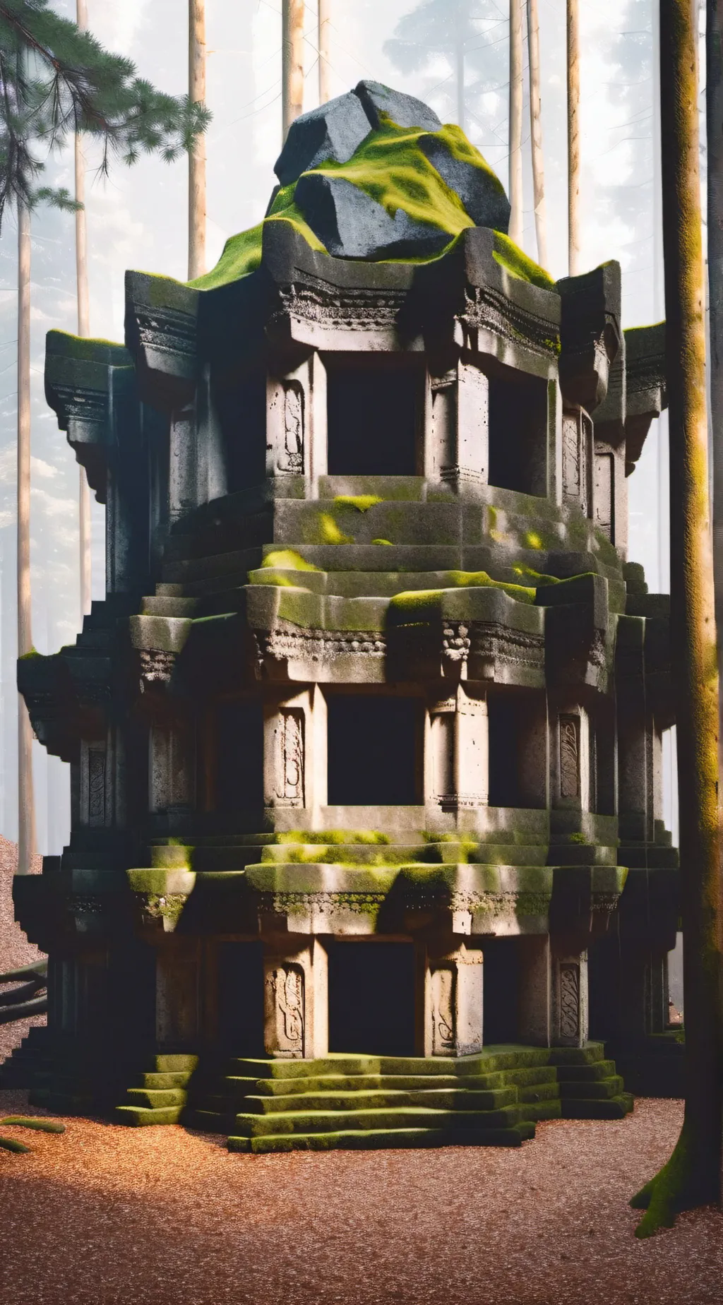 ai character: The Ruins  background