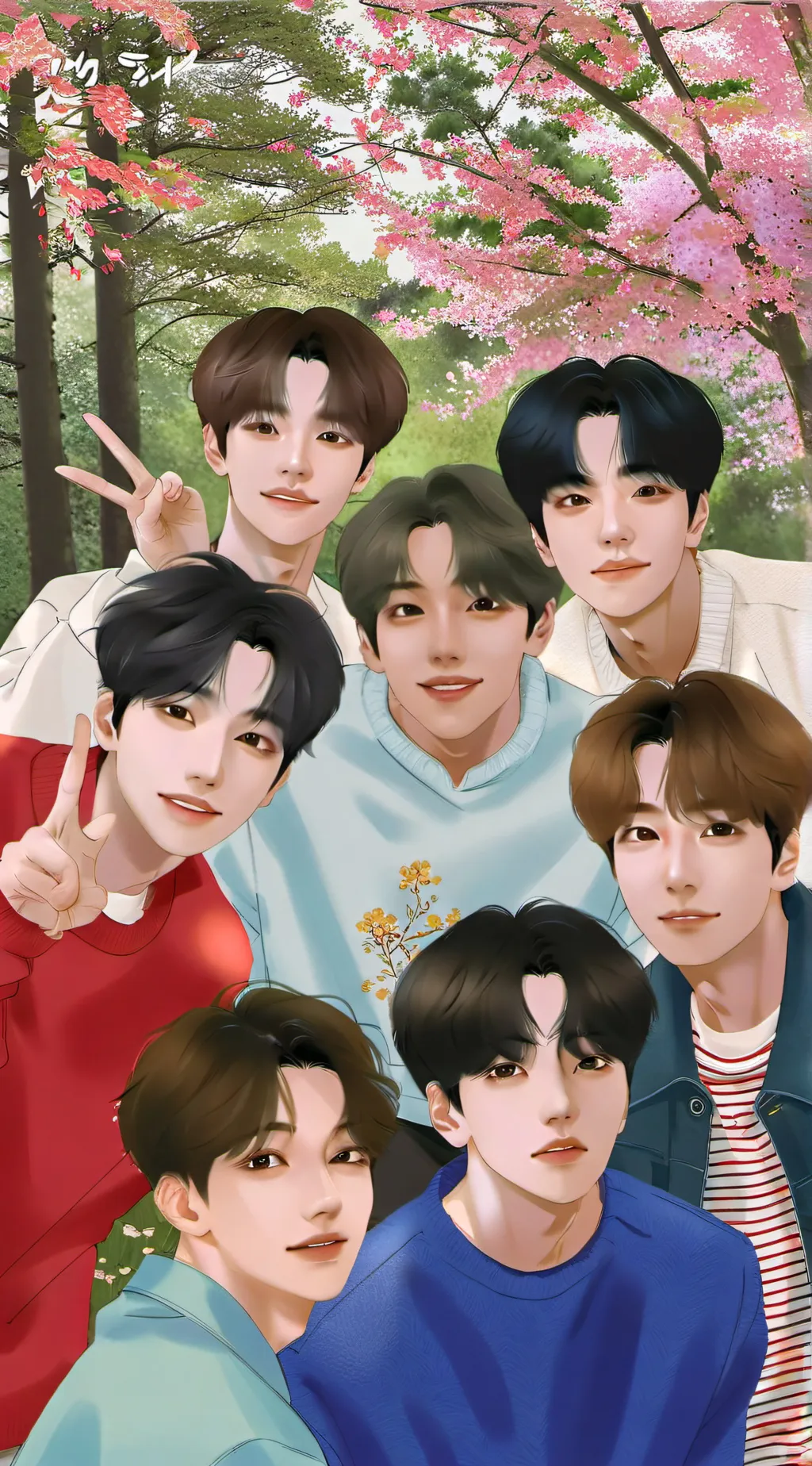 ai character: Enhypen background