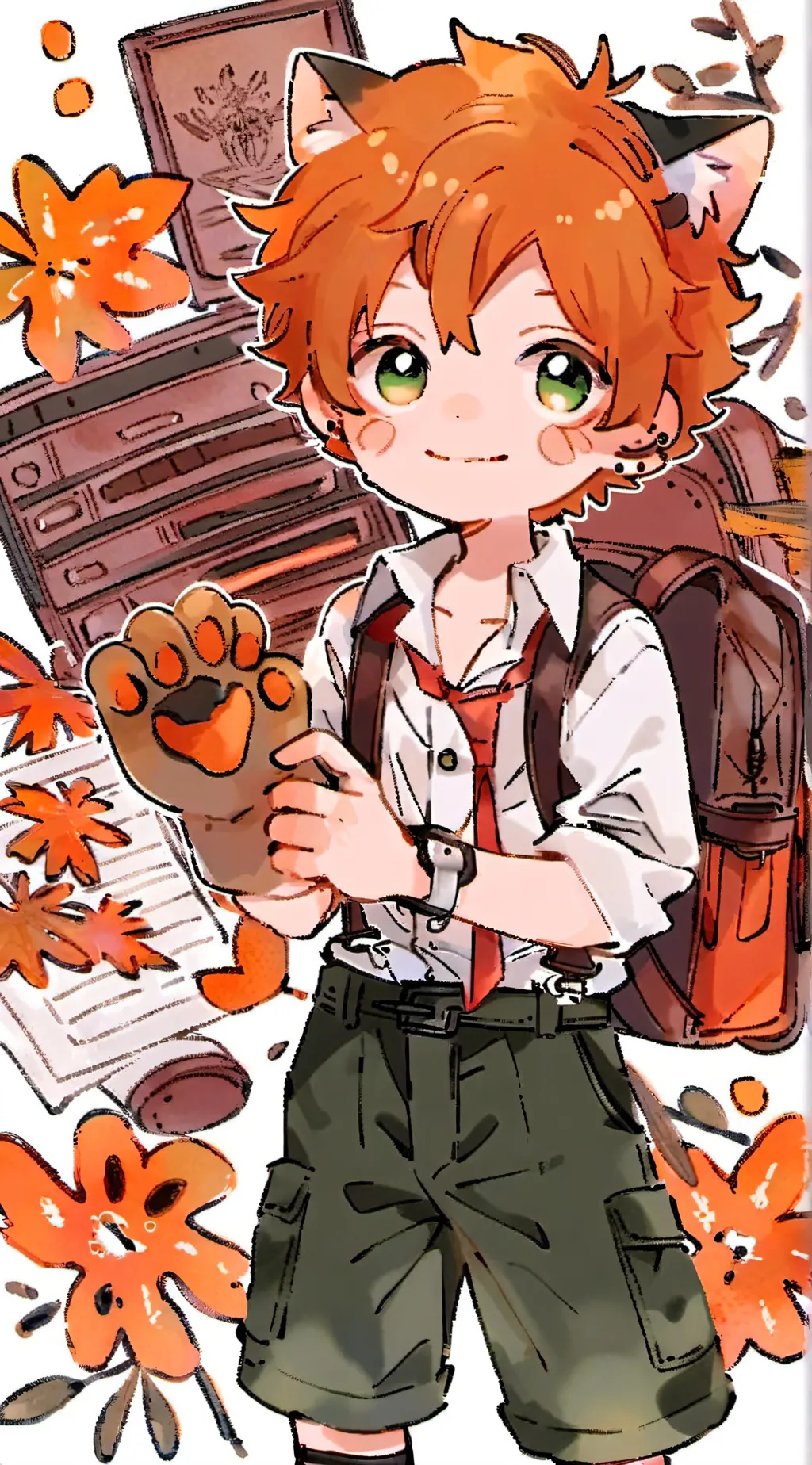 ai character: Zack  background