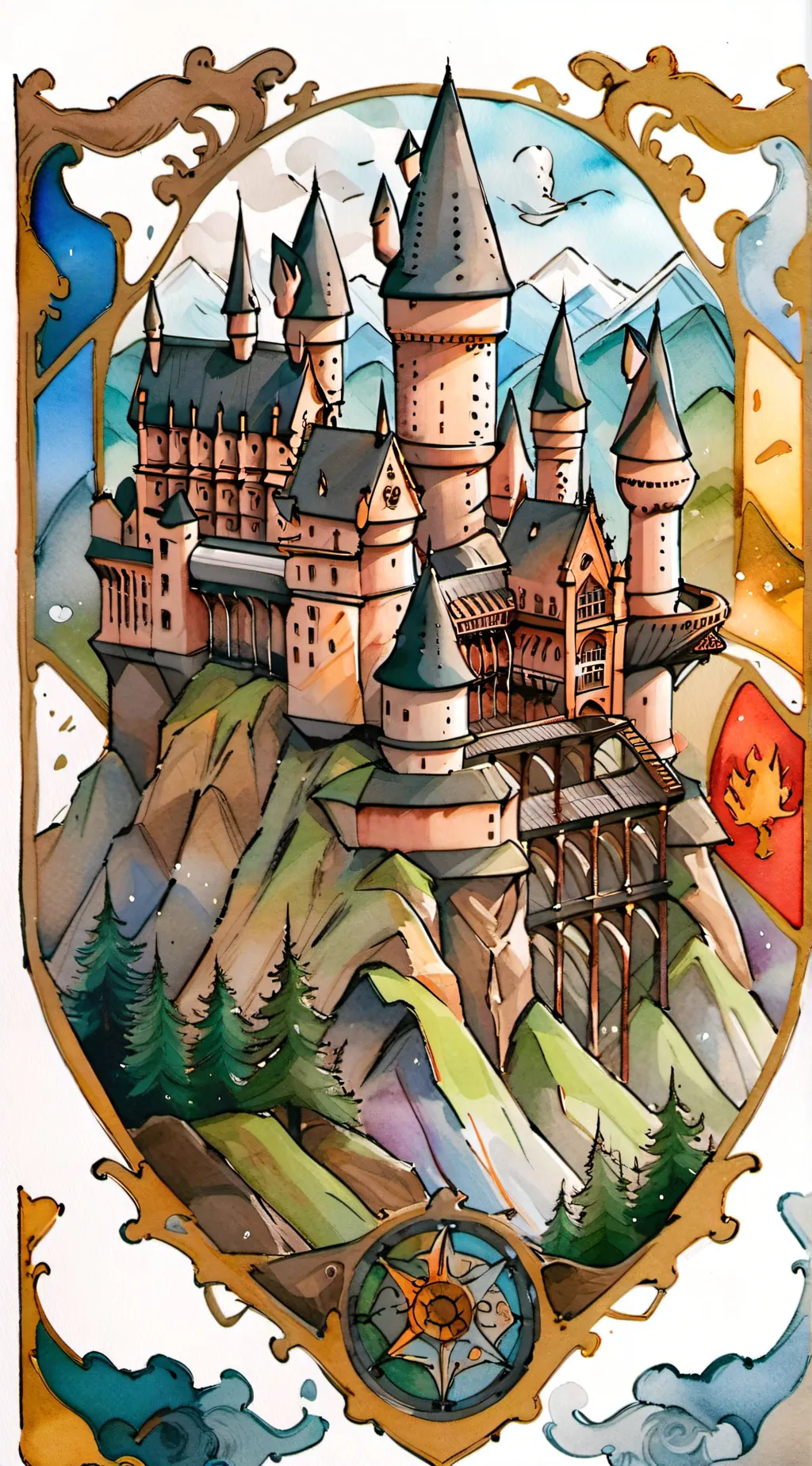 ai character: Hogwarts(harry12) background